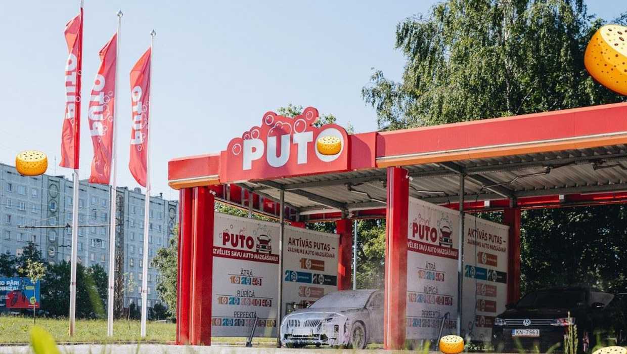 PUTO automazgātava ar auto mazgāšanas putām, Līgo konkurss ar iespēju laimēt 50€ sev un draugam.